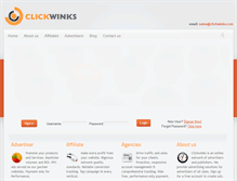 Tablet Screenshot of clickwinks.com